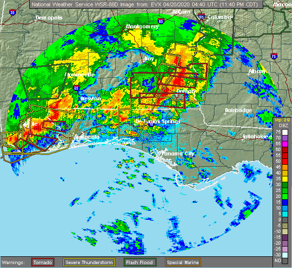 Interactive Hail Maps Hail Map for Dothan, AL