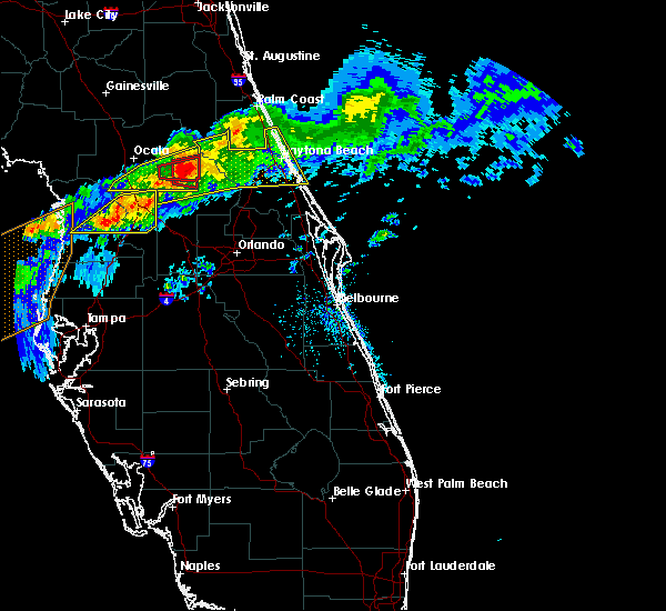 Interactive Hail Maps Hail Map for The Villages, FL