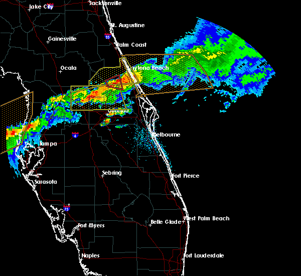 Interactive Hail Maps Hail Map for Edgewater, FL