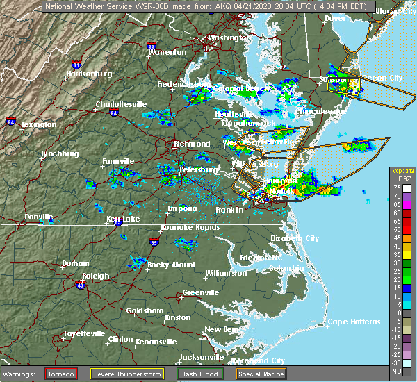 Interactive Hail Maps Hail Map for Saluda, VA