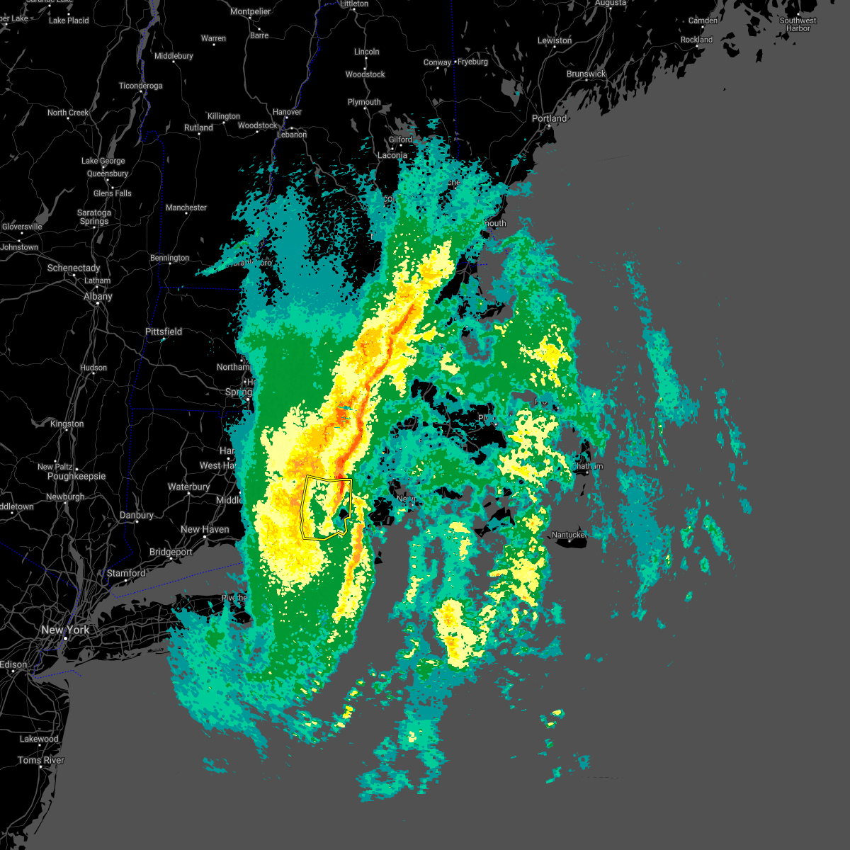 Interactive Hail Maps Hail Map for Pawcatuck, CT