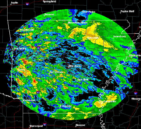 Hail Map for Hot Springs, AR Interactive Hail Maps