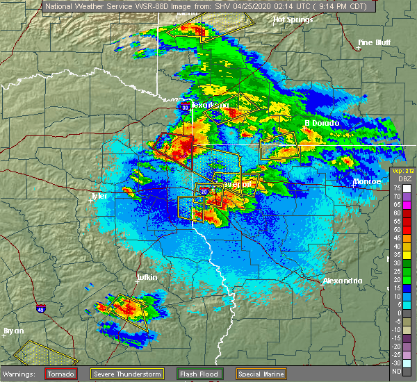 Interactive Hail Maps Hail Map for Shreveport, LA