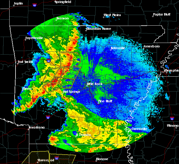 Interactive Hail Maps Hail Map for Hot Springs Village, AR