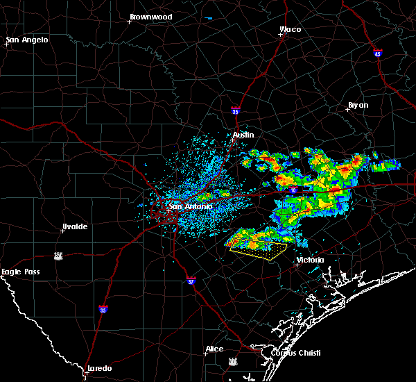 Interactive Hail Maps Hail Map for Yorktown, TX