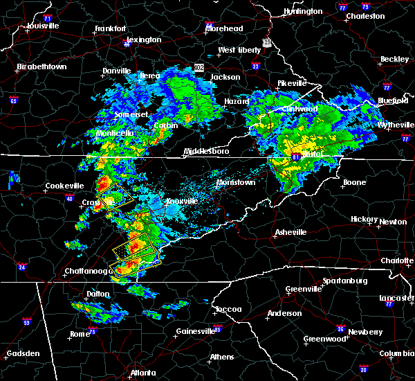 Interactive Hail Maps Hail Map for Greenback, TN