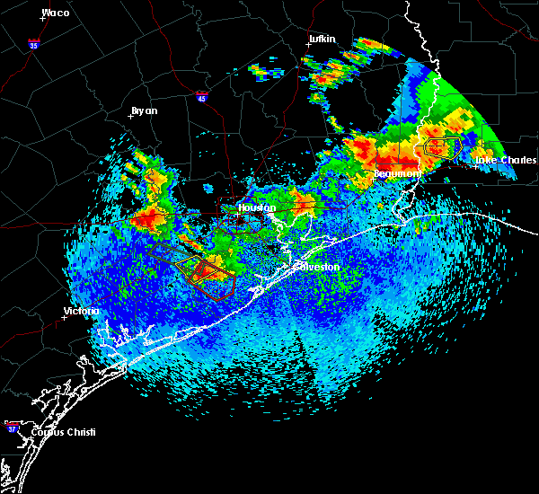 Interactive Hail Maps Hail Map for Wallis, TX