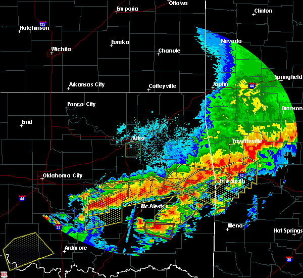 Interactive Hail Maps Hail Map for McAlester, OK