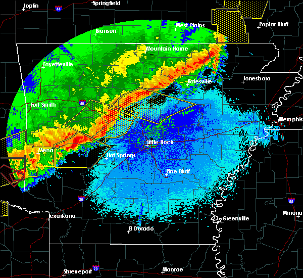 Interactive Hail Maps Hail Map for Hot Springs Village, AR