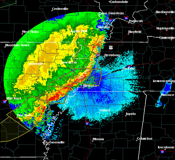 Interactive Hail Maps Hail Map for Bartlett, TN