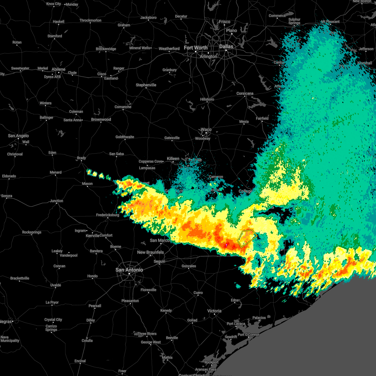 Interactive Hail Maps Hail Map for Industry, TX