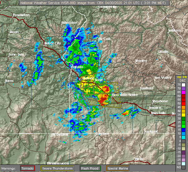 Interactive Hail Maps Hail Map for Mountain Home, ID