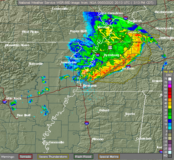 Interactive Hail Maps Hail Map for McLemoresville, TN