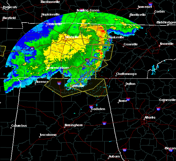 Interactive Hail Maps Hail Map for Beersheba Springs, TN