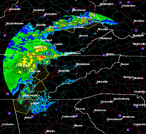 Interactive Hail Maps Hail Map for Sunbright, TN