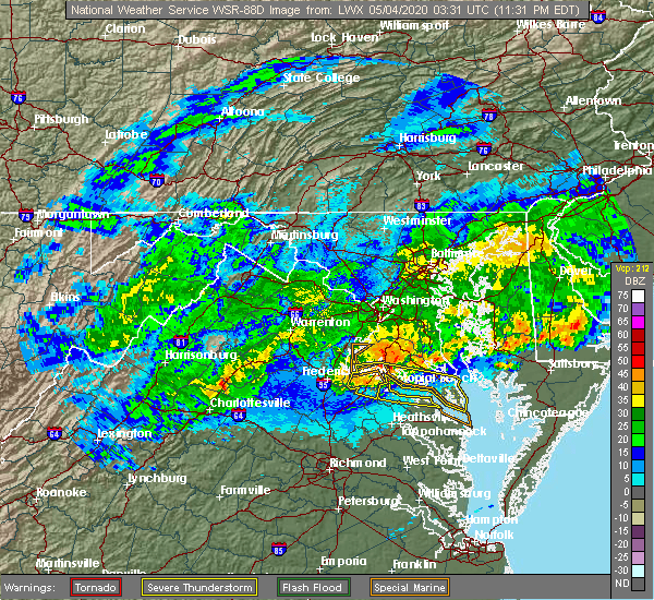Interactive Hail Maps Hail Map for Colonial Beach, VA
