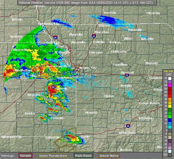 Interactive Hail Maps Hail Map for Mound City, KS