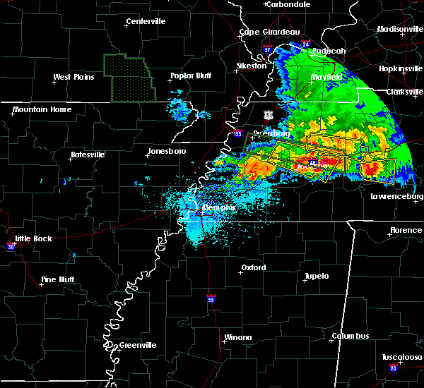 Hail Map for Three Way, TN Interactive Hail Maps