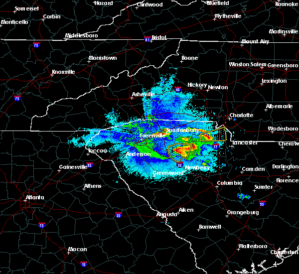 Interactive Hail Maps Hail Map for Union, SC