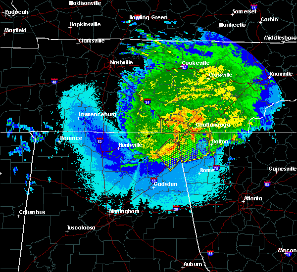 Interactive Hail Maps Hail Map for Chattanooga, TN