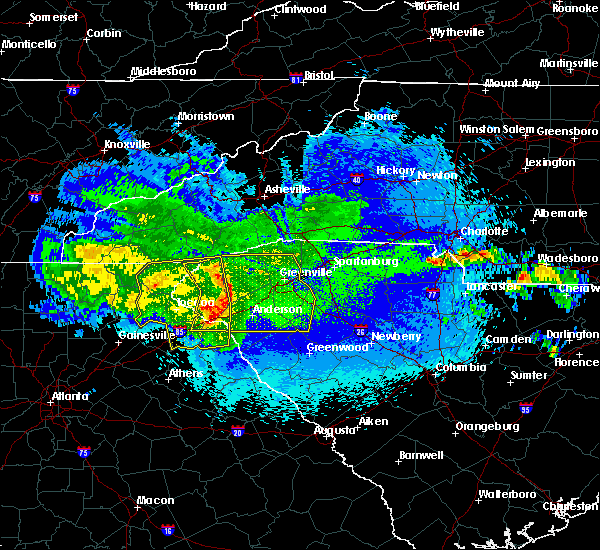 Interactive Hail Maps Hail Map for Six Mile, SC