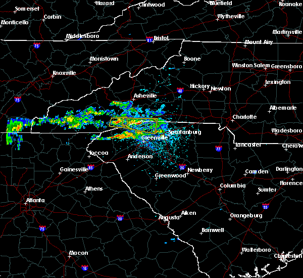 Interactive Hail Maps Hail Map for Brevard, NC