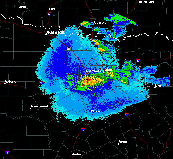 Interactive Hail Maps Hail Map for Burleson, TX