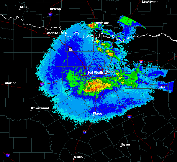 Interactive Hail Maps Hail Map for Burleson, TX
