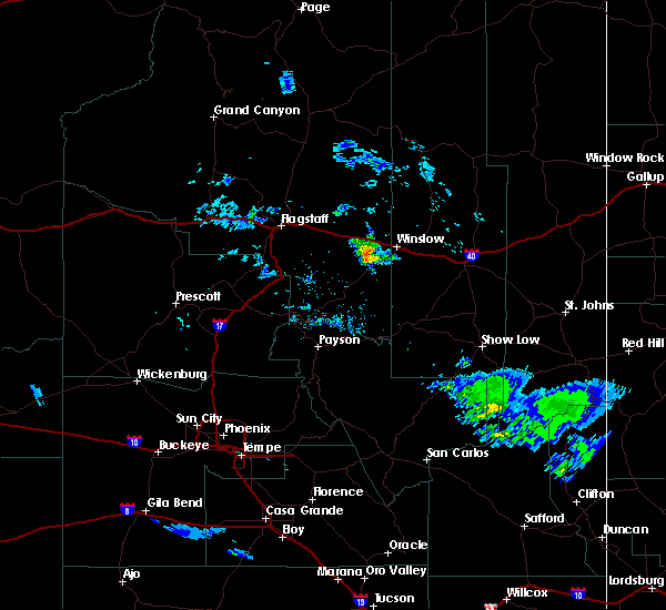 Interactive Hail Maps Hail Map for Winslow, AZ