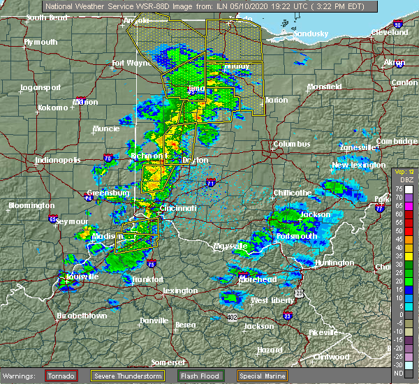 Interactive Hail Maps Hail Map for Alger, OH