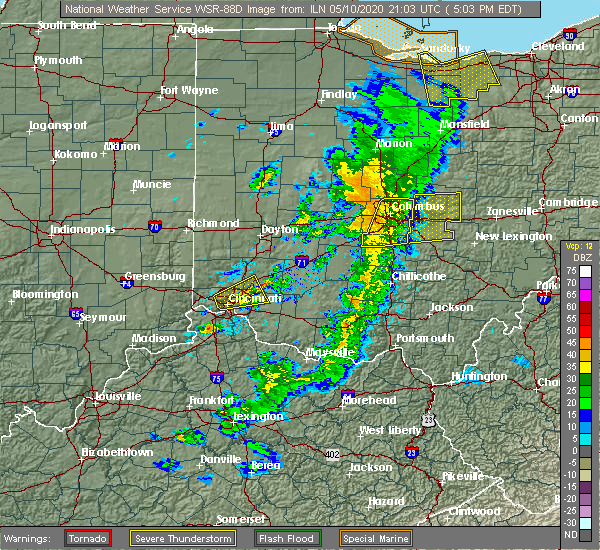 Interactive Hail Maps Hail Map for Millersport, OH