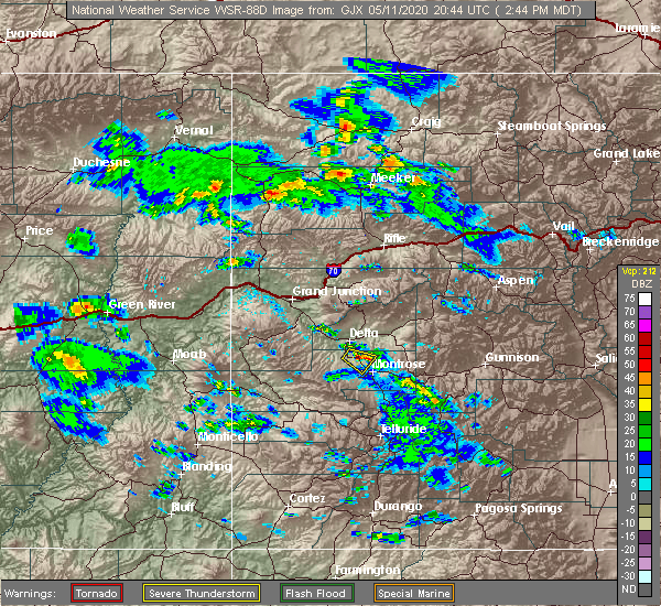 Interactive Hail Maps Hail Map for Montrose, CO