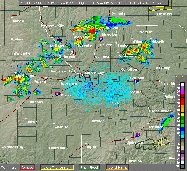 Interactive Hail Maps Hail Map for La Plata, MO