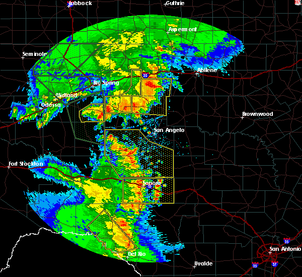 Interactive Hail Maps Hail Map for Sonora, TX