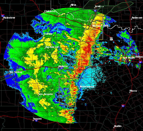 Interactive Hail Maps Hail Map for Brownwood, TX