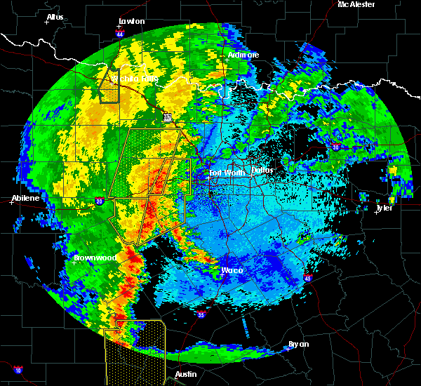 Interactive Hail Maps Hail Map for Weatherford, TX