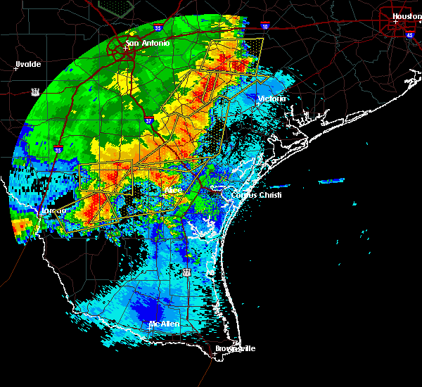 Interactive Hail Maps Hail Map for Mirando City, TX