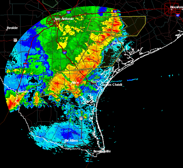 Interactive Hail Maps Hail Map for Edna, TX