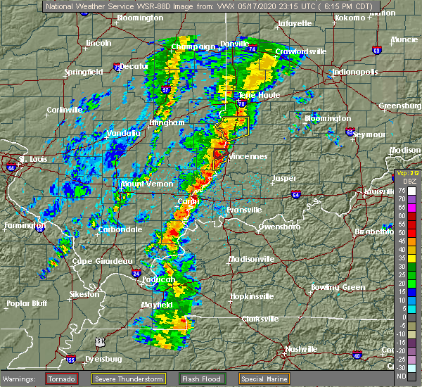 Interactive Hail Maps Hail Map for Carlisle, IN