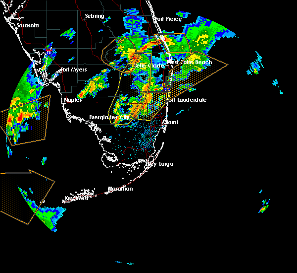 Interactive Hail Maps Hail Map for Belle Glade, FL