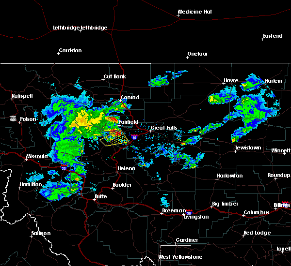 Interactive Hail Maps Hail Map for Simms, MT