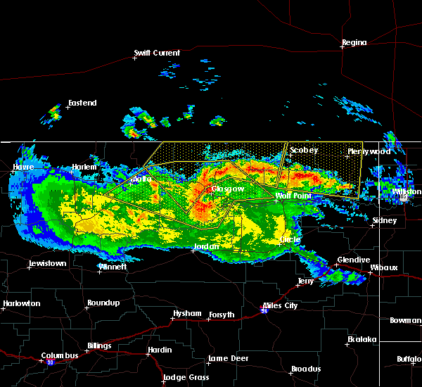 Interactive Hail Maps Hail Map for Glasgow, MT