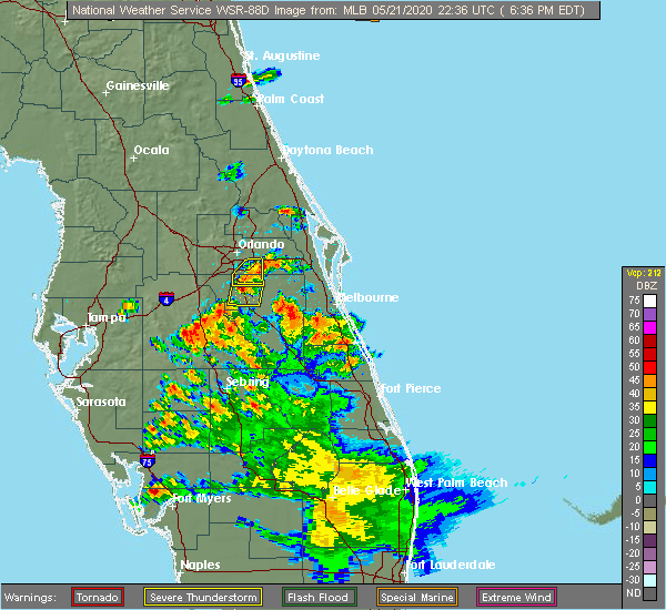 Interactive Hail Maps Hail Map for St. Cloud, FL