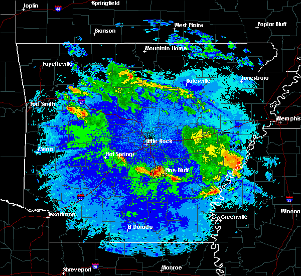 Interactive Hail Maps Hail Map for Pine Bluff, AR