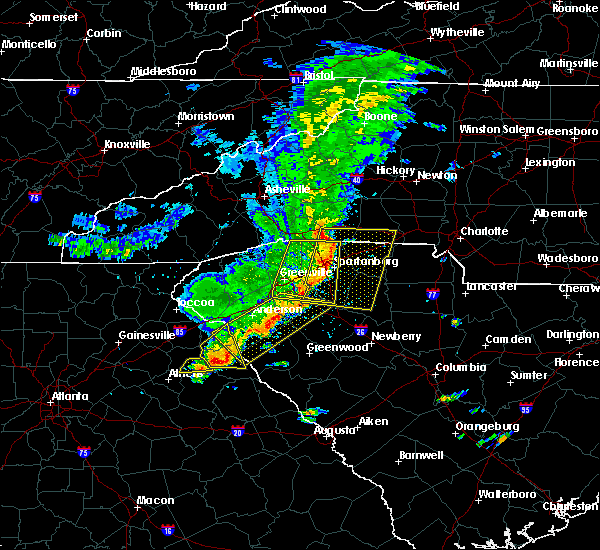 Interactive Hail Maps Hail Map for Boiling Springs, SC