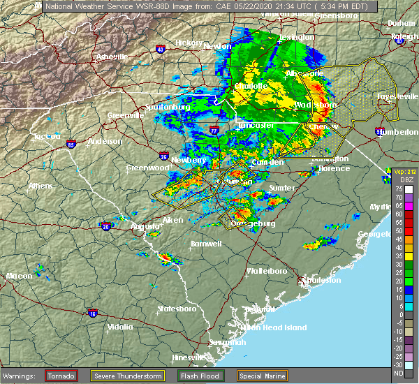 Interactive Hail Maps Hail Map for Hartsville, SC