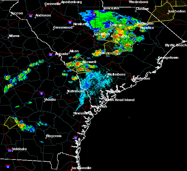 Interactive Hail Maps Hail Map for Olar, SC