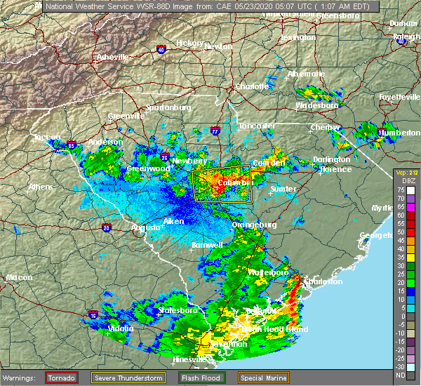 Interactive Hail Maps Hail Map for Lexington, SC