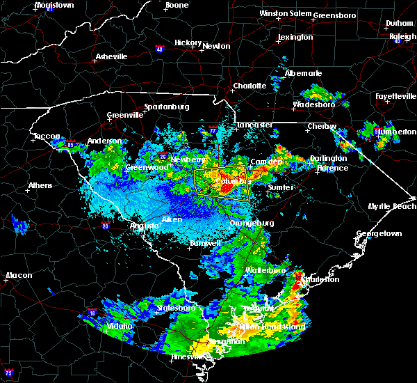 Interactive Hail Maps Hail Map for Lexington, SC