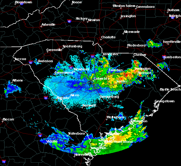 Interactive Hail Maps Hail Map for Mayesville, SC